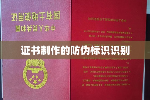 黄平证书制作的防伪标识识别